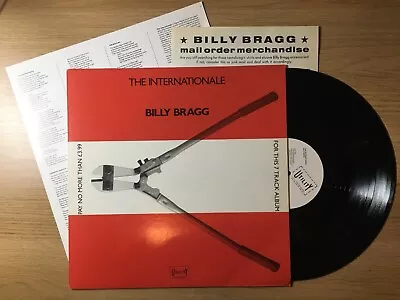Buy Billy Bragg 12  Lp - The Internationale     *near Mint + Lyric + Merch Inserts* • 25.99£