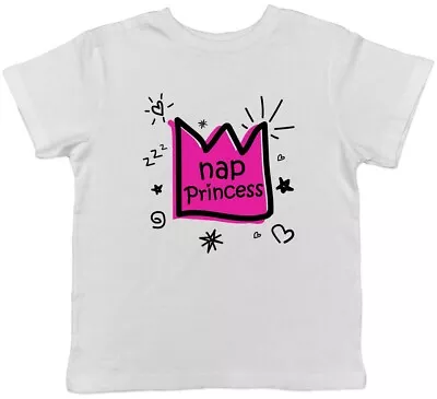 Buy Nap Princess Childrens Kids T-Shirt Boys Girls • 5.99£