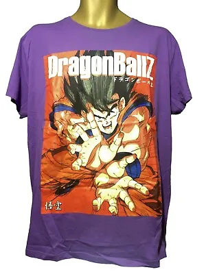 Buy Dragon Ball Z T-Shirt Purple Goku T-Shirt  Men's XL • 9.99£
