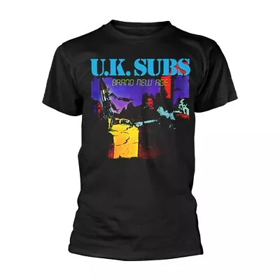 Buy UK Subs 'Brand New Age' -  OFFICIAL Black T-shirt, Punk, Charlie Harper • 17.95£