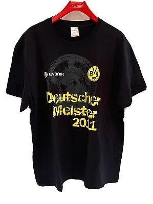 Buy Borussia Dortmund T-Shirt - XL - German Champion 2011 - New • 15.42£
