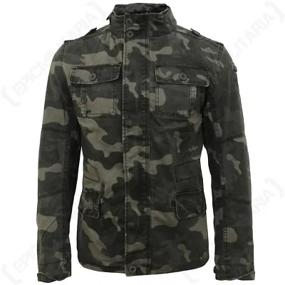 Buy Brandit Britannia Jacket - Dark Camo - Coat Mens Military Army All Sizes New • 66.95£