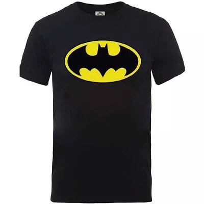 Buy Dc Comics Originals Official Batman Logo Official Tee T-Shirt Mens Unisex • 16.56£