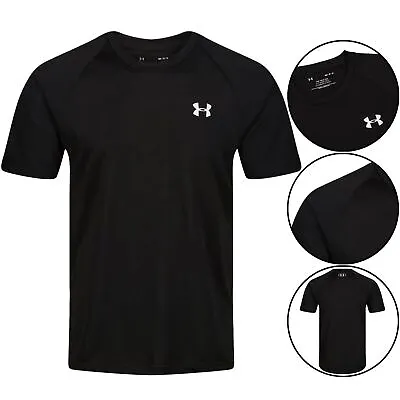 Buy New Mens Under Armour T Shirt Short Sleeve Crew Neck HeatGear Sports Breathable • 11.99£