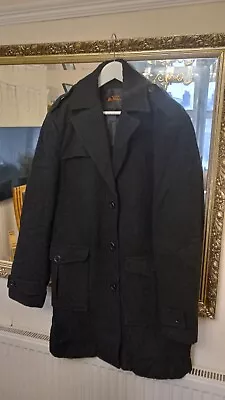 Buy Ben Sherman Pea Coat Black Mens 2 XL 44-46 Inch Chest • 8.99£