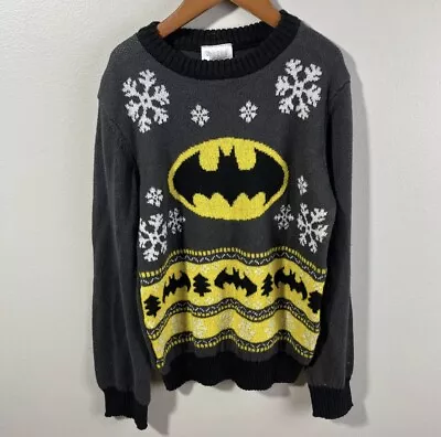 Buy 2018 Batman Bat Sign DC Comics Cotton Sweater Boy's 7 • 8.03£