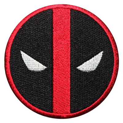 Buy DEADPOOL Superhero Movie Logo Iron On Sew On Embroidered Patch For Clothe • 2.49£