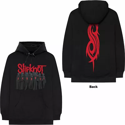 Buy Slipknot - Choir Hoodie (Back Print) - Unisex Black Pullover Hoodie • 32.95£