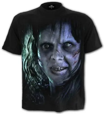Buy Spiral Horror Villains Tee T Shirt Top The Exorcist Regan Macneil Demon Face  • 19.99£