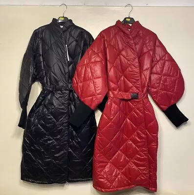 Buy New Womens Long Quilted Coat Winter Lagenlook Italy Jacket Quirky Boho • 17.99£