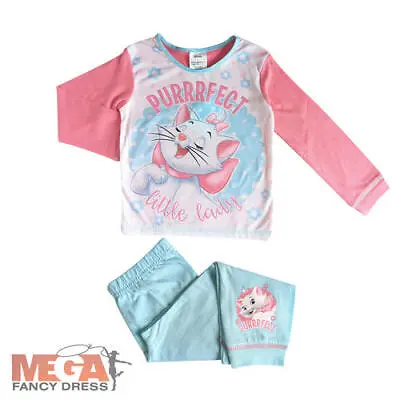 Buy Official Aristocats Disney Cats Girls Character Pyjamas Kids PJs 2-5 Years  • 7.99£