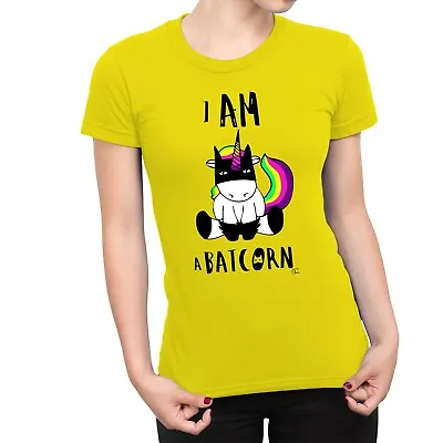 Buy 1Tee Womens Superhero Unicorn Wearing Mask T-Shirt • 7.99£