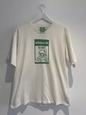 Buy Adidas X Kermit T Shirt It Ain’t Easy Being Green Size Medium Retro • 40£