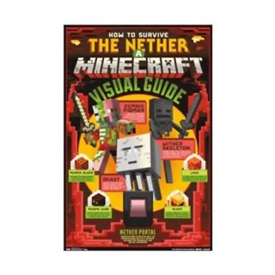 Buy Impact Merch. Poster: Minecraft - The Nether 610mm X 915mm #519 • 8.19£