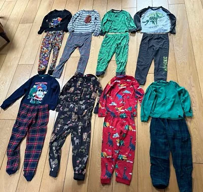 Buy Preloved 💙 Pajamas X 8 - M&S, Disney Store & Tesco’s Age 7-8 Years • 10£