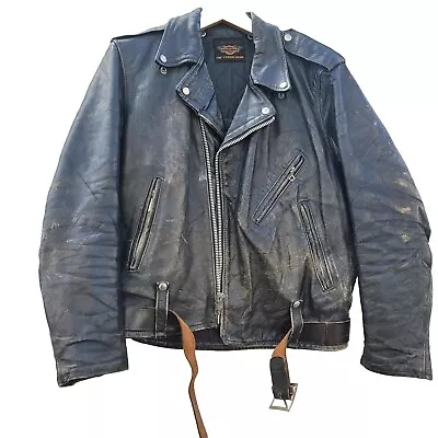 Buy Harley Davidson Leather Jacket Vintage C1950's • 450£