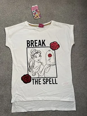 Buy Beauty And The Beast Belle T-shirt Age 10-11 Years Bnwt • 6£