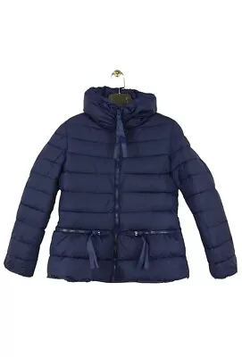 Buy Women’s Navy High Collar Fitted Padded Puffer Coat Jacket S L XL XXL • 29.99£