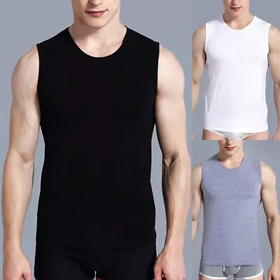 Buy Confidence And Comfort With Plus Size Bodybuilding Vest For Men's Fitness • 12.90£