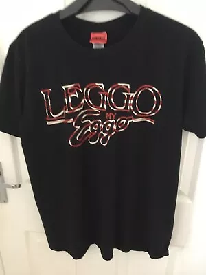 Buy Vintage Kellogg's Leggo My Eggo Logo  Breakfast Nostalgia Black Retro T Shirt L • 5£
