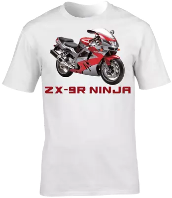 Buy T-Shirt ZX-9R Ninja Motorbike Motorcycle Biker Short Sleeve Crew Neck • 16.99£