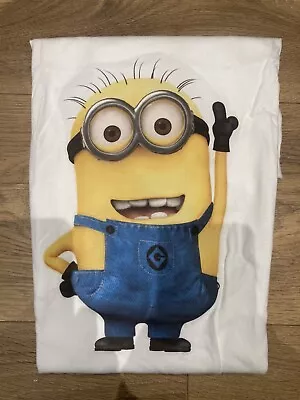 Buy Despicable Me Minions T-Shirt Ultra Rare & Very Cool New White 9-11 Years • 0.99£