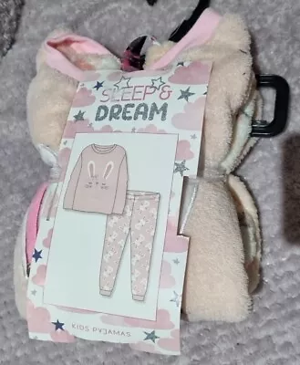 Buy Kids Childrens Warm Fleece Pyjamas . Sleepover 2 Piece Gift Set. 2-3 Years • 6.99£