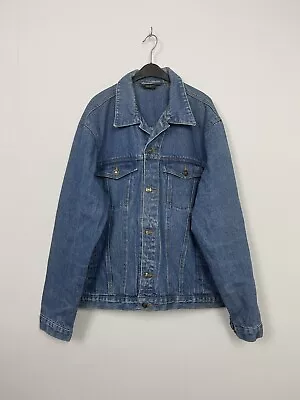 Buy Vintage 90s Blue Denim Jacket Cotton Mens XL • 14.99£