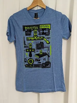 Buy Loot Crate Exclusive Rick And Morty Mens T Shirt Size S Portal Gun Schematics • 1£