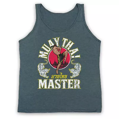 Buy Muay Thai Master Martial Arts Expert Mma Fight Slogan Unisex Tank Top Vest • 19.99£