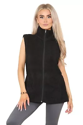 Buy Ladies Bodywarmer Gilet Women Warm Fleece Sleeveless Vest Jacket Polar Fleece • 13.99£