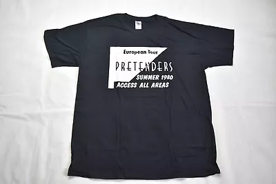 Buy Pretenders European Tour Summer 1980 Access All Areas T Shirt New Official Rare • 10.99£