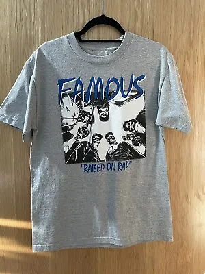 Buy Famous Stars And Straps Raised On Rap NWA T Shirt New Grey • 29.99£