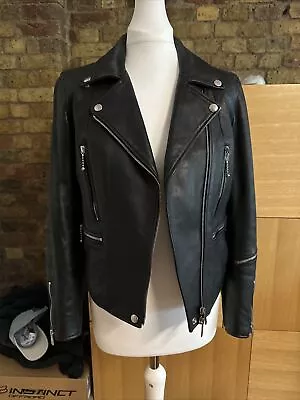 Buy Rag And Bone Black Leather Women’s Jacket U.K. 8 • 150£