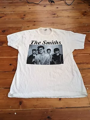 Buy Vintage The Smiths Heaven Knows I'm Miserable Now Shirt Size XL Morrissey FOTL • 0.99£