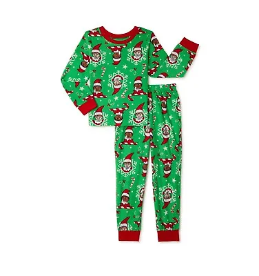 Buy Elf On The Shelf Girls' Exclusive Long Sleeve Christmas Pajamas, MD 7/8 • 9.73£