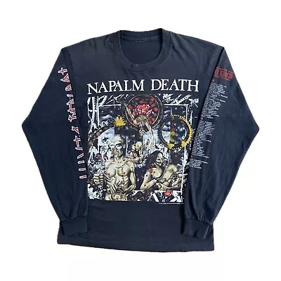 Buy 1992 Napalm Death Campaign For Musical Destruction EU Tour Vintage T-Shirt L/S  • 289.99£