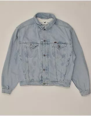 Buy MUSTANG Mens Denim Jacket UK 40 Large Blue Cotton BC01 • 25.72£
