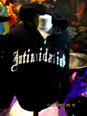 Buy Unisex Intimidation Hoodie  M/l  Gc  Spellout Band Graphic • 9.99£