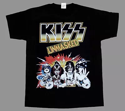 Buy Kiss Creatures Of The Night Unmasked New Black Short/long Sleeve T-shirt • 13.19£