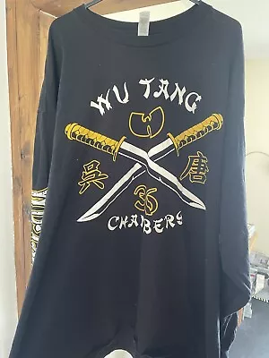 Buy Wu Tang Clan 36 Chambers Long Sleeved T Shirt Black Size XXL • 25£