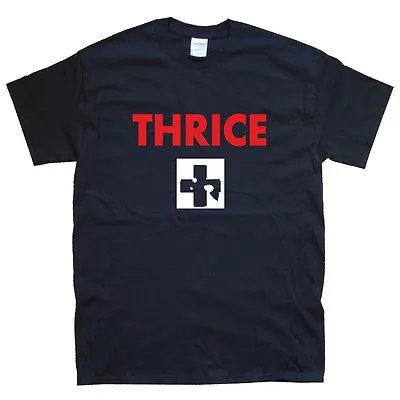 Buy THRICE T-SHIRT Sizes S M L XL XXL Colours Black White   • 15.59£