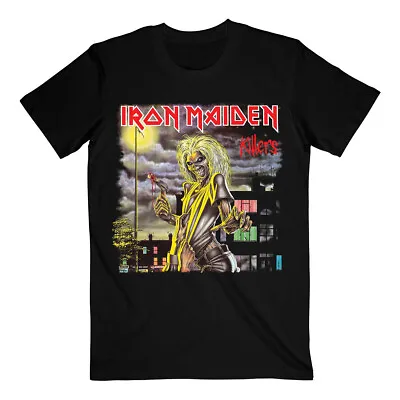 Buy Iron Maiden T-Shirt Killers Cover Rock Band New Black Official • 15.95£