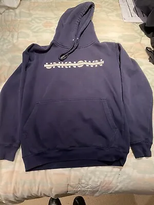Buy ‘Unknown London’ Branded Navy Blue Hoodie Men’s Size Small With Front Pocket • 29£