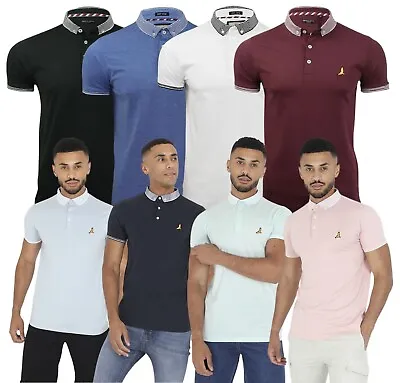 Buy Mens Brave Soul Polo T-shirts Short Sleeve Tee Top Classic Collared Casual Top • 9.99£