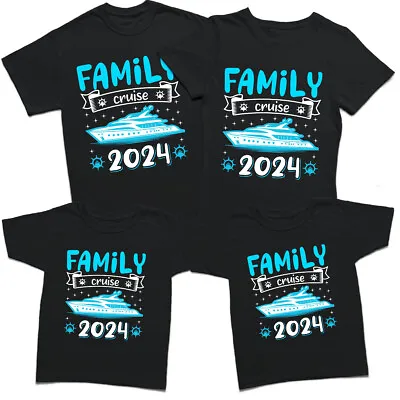 Buy Family Cruise 2024 Vacations Best Friend Gifts Family Matching T-Shirts Top #NED • 13.49£