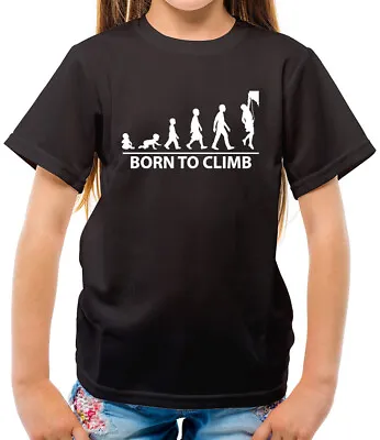 Buy Born To Climb (Rock Climb) - Kids T-Shirt - Climber - Climbing • 11.95£