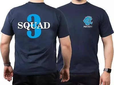 Buy CHICAGO FIRE Dept. Squad 3, Navy T-Shirt • 25.87£