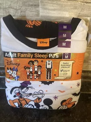 Buy NEW Disney Mickey Mouse Adult Family Halloween Pajamas Size Medium • 9.66£