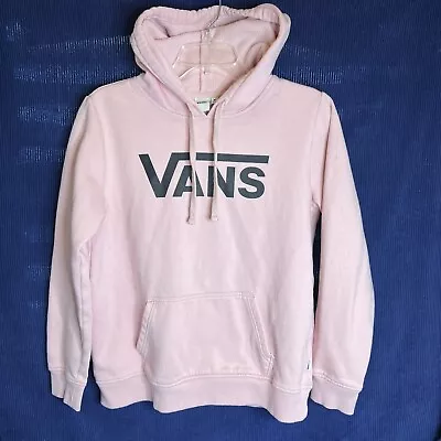 Buy VANS Sweatshirt Women's Pink Hoodie Medium Powder Pink Classic Hoodie Top • 17£